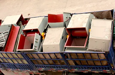 陜西礦山煤礦訂購(gòu)的刮板輸送機(jī)發(fā)貨